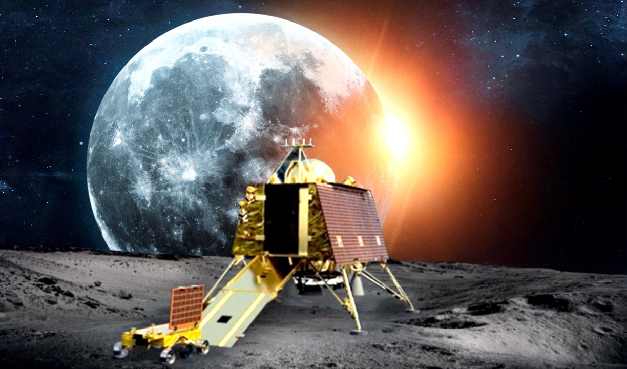 On August 23, 2023, the Indian Space Research Organisation (ISRO) achieved a historic milestone when the Vikram lander of the Chandrayaan-3 mission successfully performed a soft landing on the Moon, fthen the deployment and motion of the Pragyan rover on the moon.